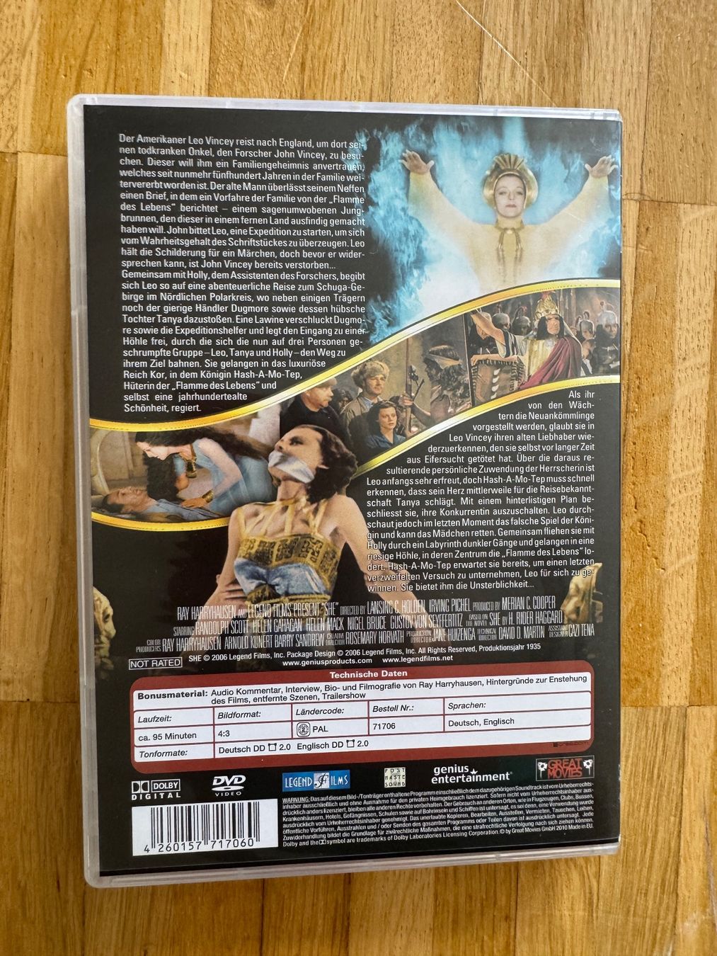 Tutti i DVDs: SHE. (DVD) RAY HARRYHAUSEN – Usato da Basel venduto da san_2qlq 1
