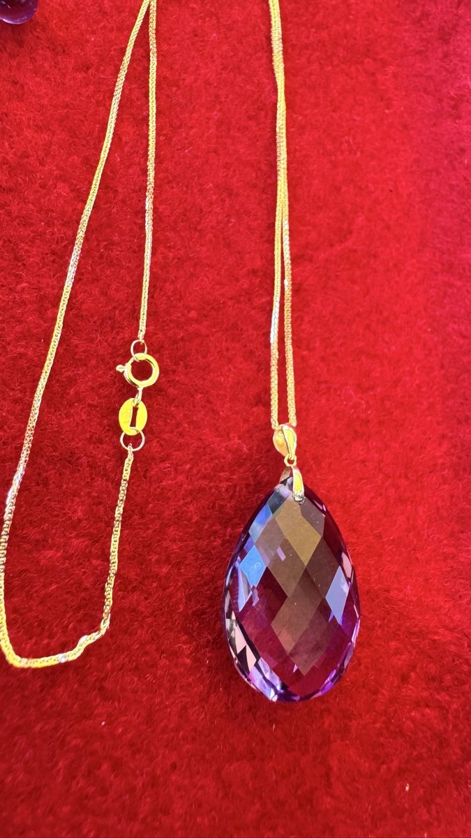 Altri gioielli: Set Amethyst Halskette & Ohrringe 18k – Nuovo (secondo la descrizione) da Untersiggenthal venduto da TimeandShine 2