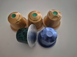 5 Nespresso Kaffee-Kapseln, Starbucks Caramel + Lungo
