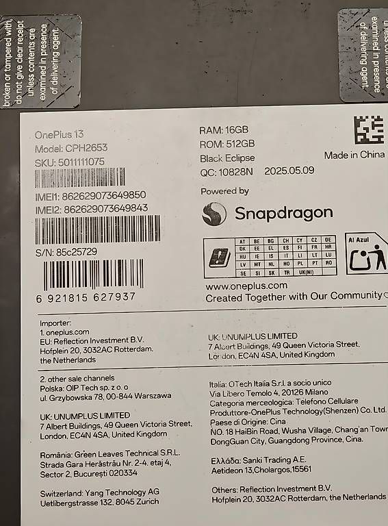Portables: OnePlus 13 - 512 GB / 16 GB RAM - Schweizer/EU-Version  – D'occasion à Sevelen par Klaud_81 1
