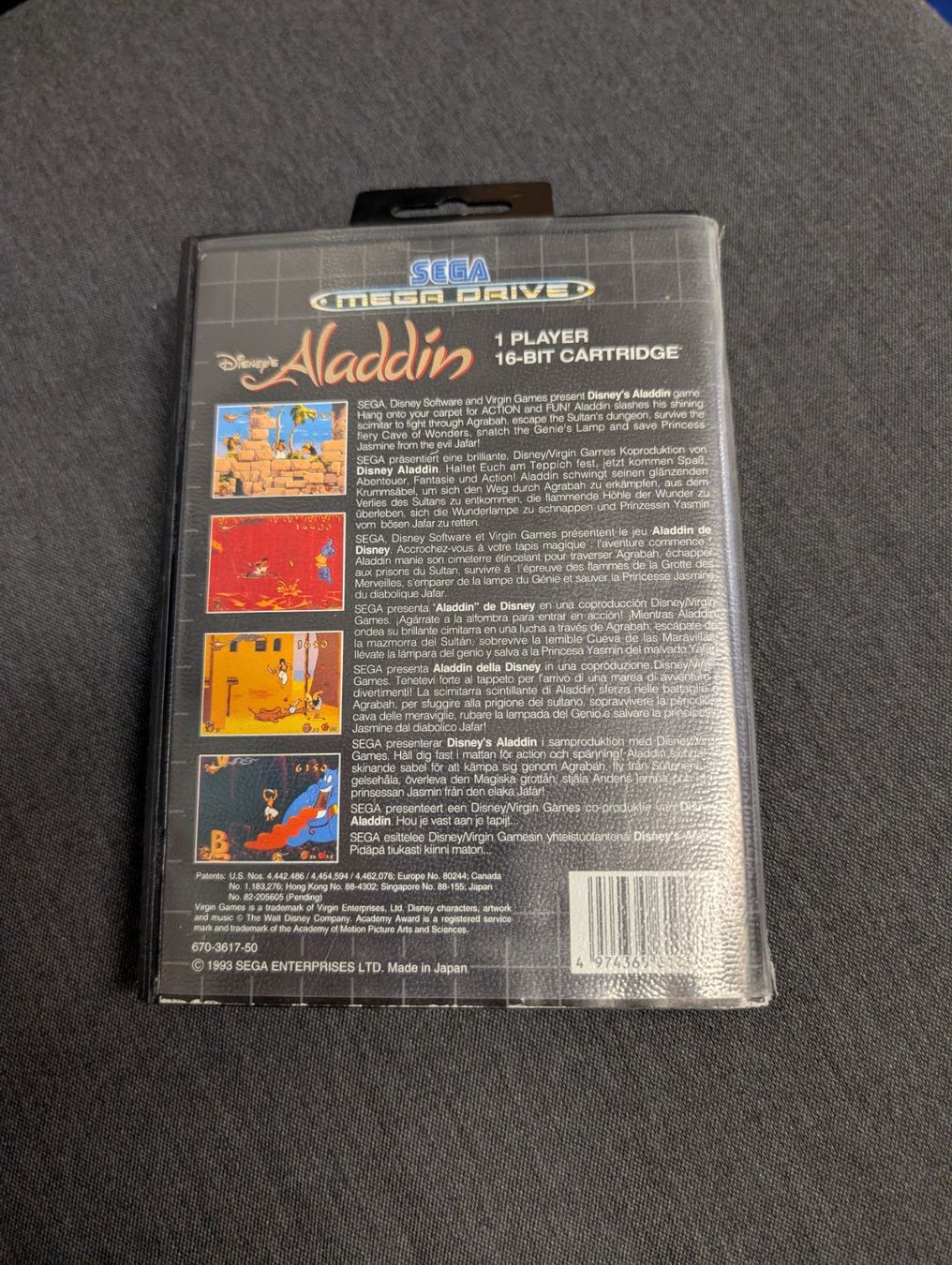 Giochi: Disney Aladdin Sega Mega Drive – Usato da Giubiasco venduto da Ticinerd 1