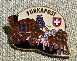 N563 - Pin Postkutsche Furkapost