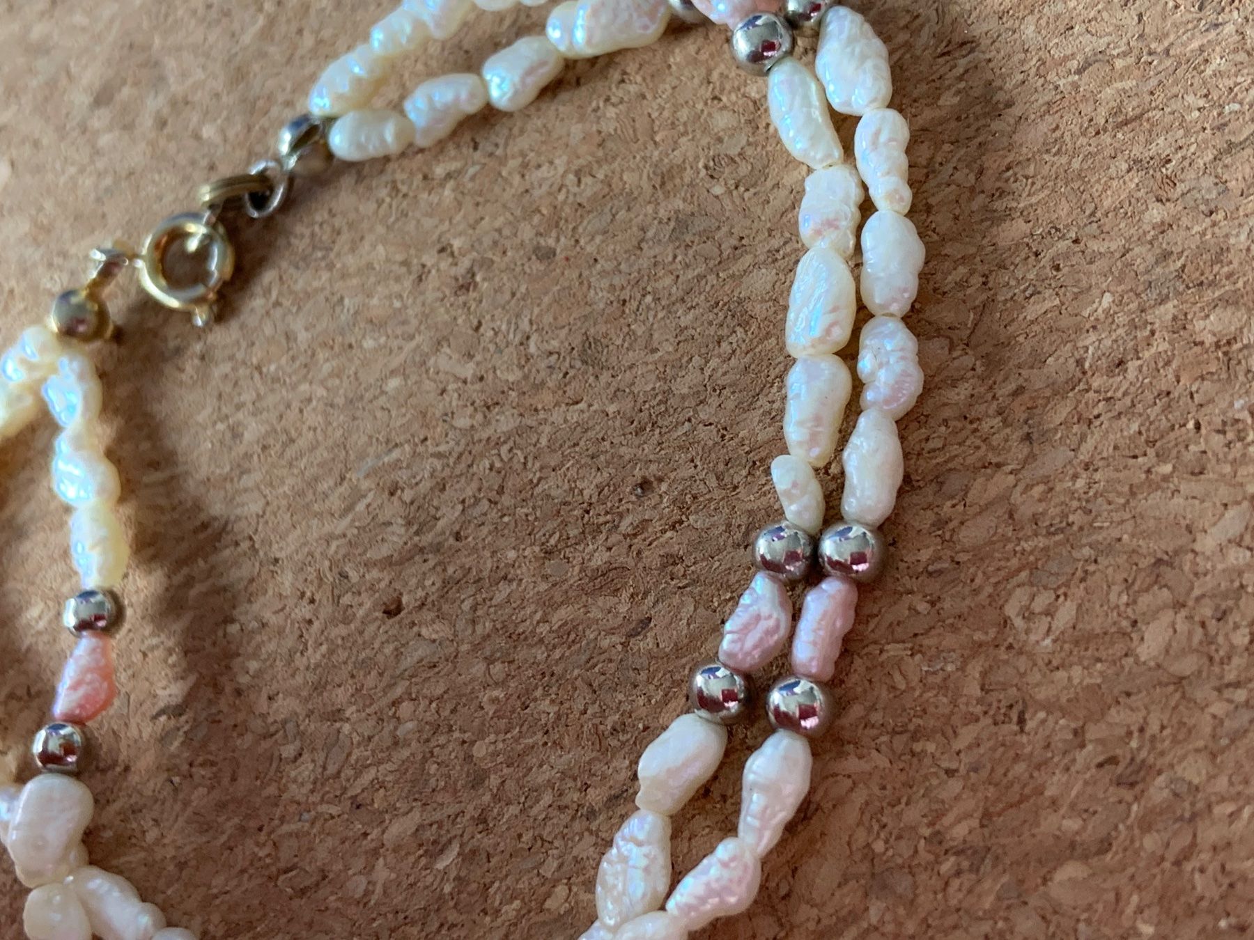 Bracciali & Braccialetti: Perlen-Armband doppelt süsswasser – Usato da Laufen venduto da Bellavitaboom 5