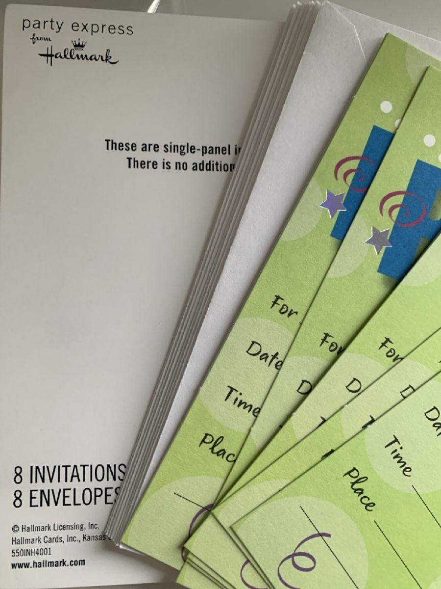 Cartoline: Hallmark Party invitations (2 x 8 invitations) with envelope – Nuovo e nell'imballaggio originale da Immensee venduto da Gitter 7