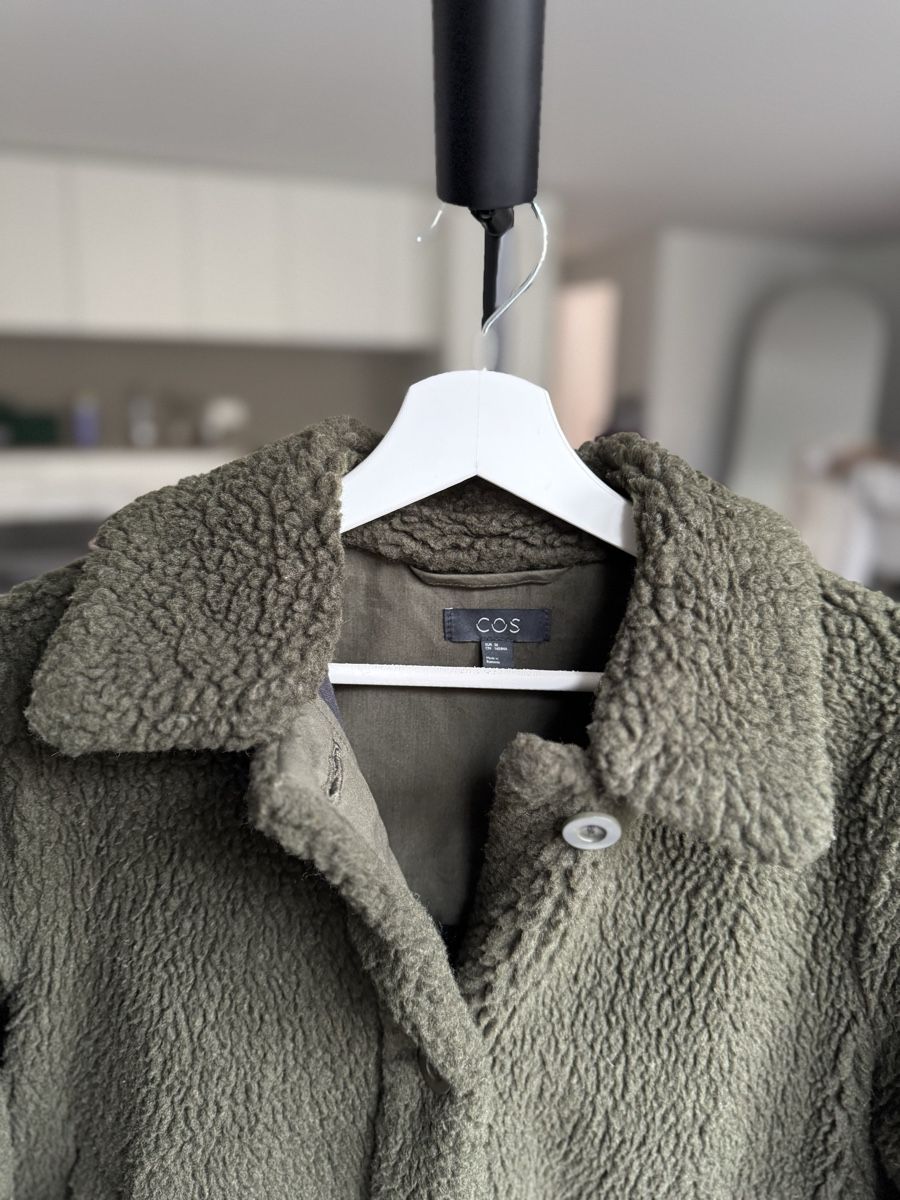 Cos Cappotti: COS olive green shearling wool jacket – Usato da Zürich venduto da ari_cr2f 4