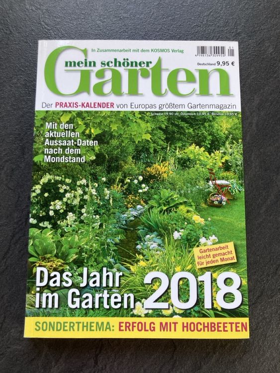 Gartenkalender "Mein schöner Garten" 2018 Kaufen auf Ricardo