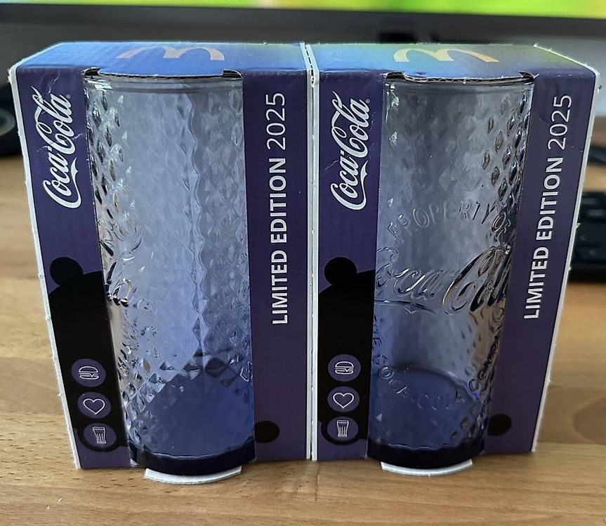 Verre à Coca Cola Édition Limitée Mc Donald's 2023 - Bleu Nuit, Neuf Sous Emballage, Fabriqué En Turquie