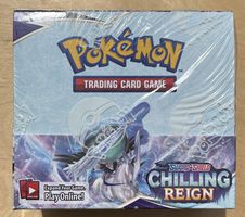 Pokémon Chilling Reign Booster Box Display Englisch Neu