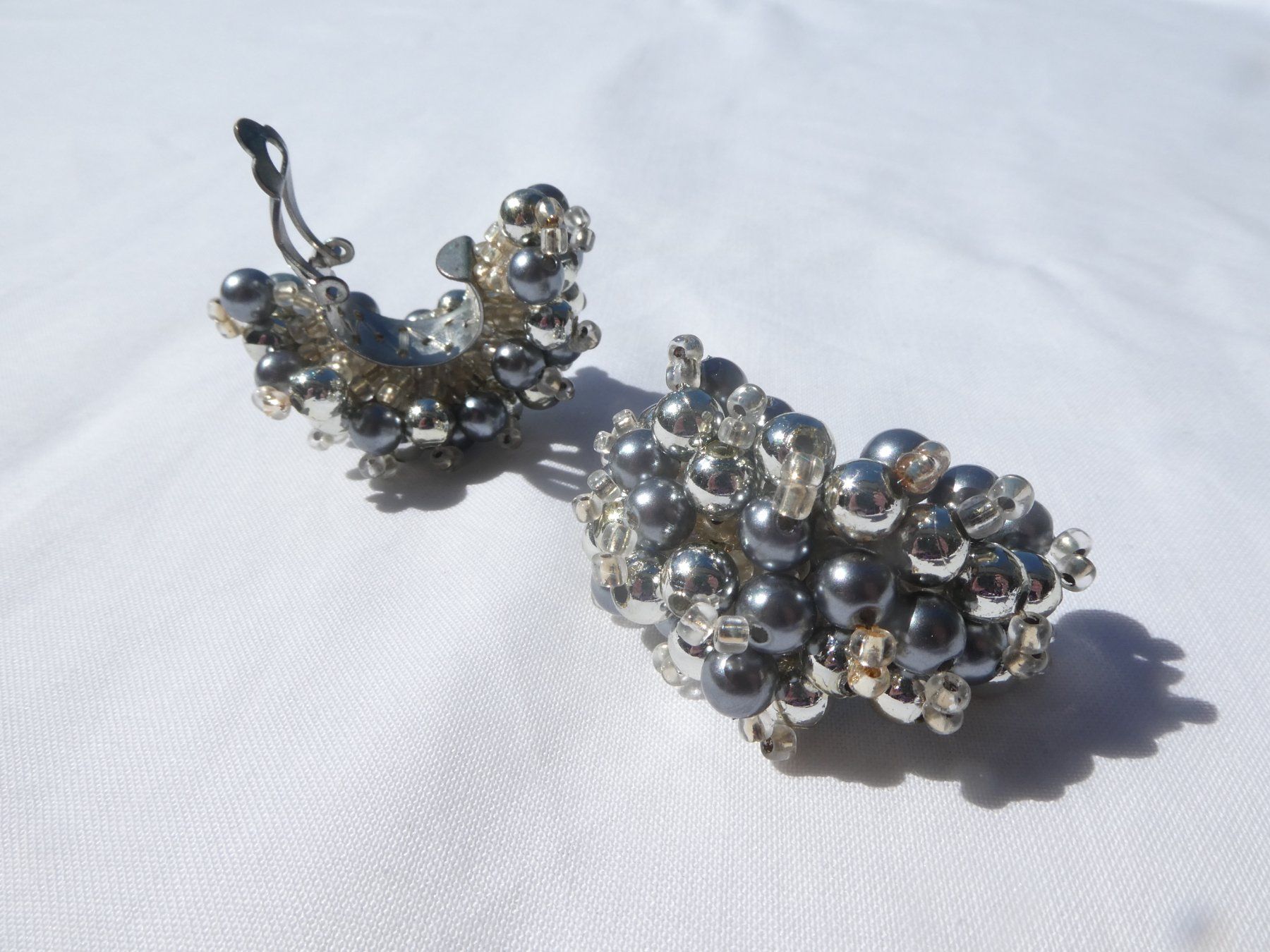 Boucles d'oreille: Grosse Vintage Ohrclips, Modeschmuck – D'occasion à Gattikon par kaandooh 2