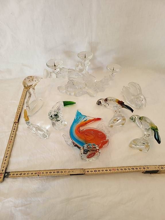 Bicchieri: 8 pièces décoration verre dont Murano – Usato da Lausanne venduto da ber_qk5j 1