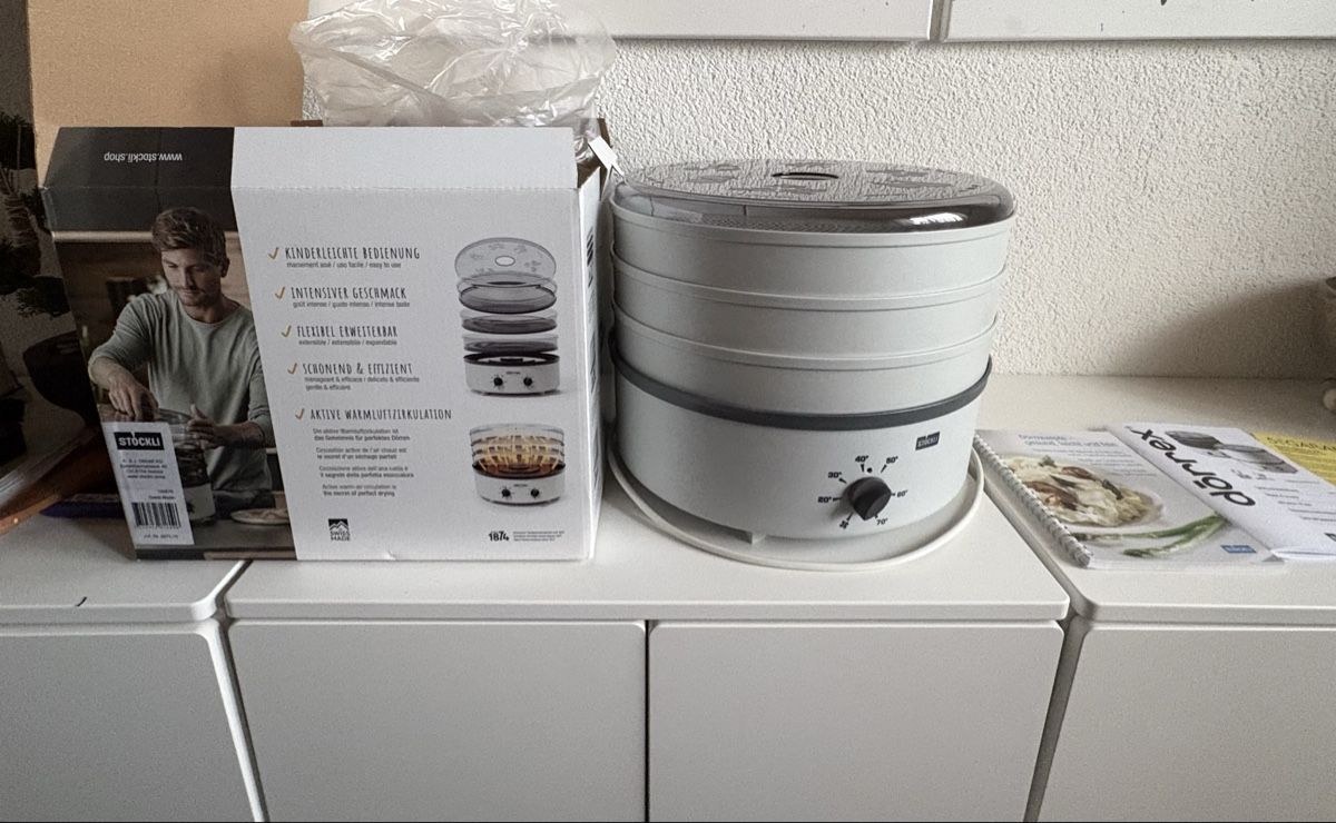 Stöckli Küchengeräte: Dörrgerät Stöckli Dörrex mit Timer NEU! – Neu und originalverpackt aus Seewis Dorf von reddragon02 1