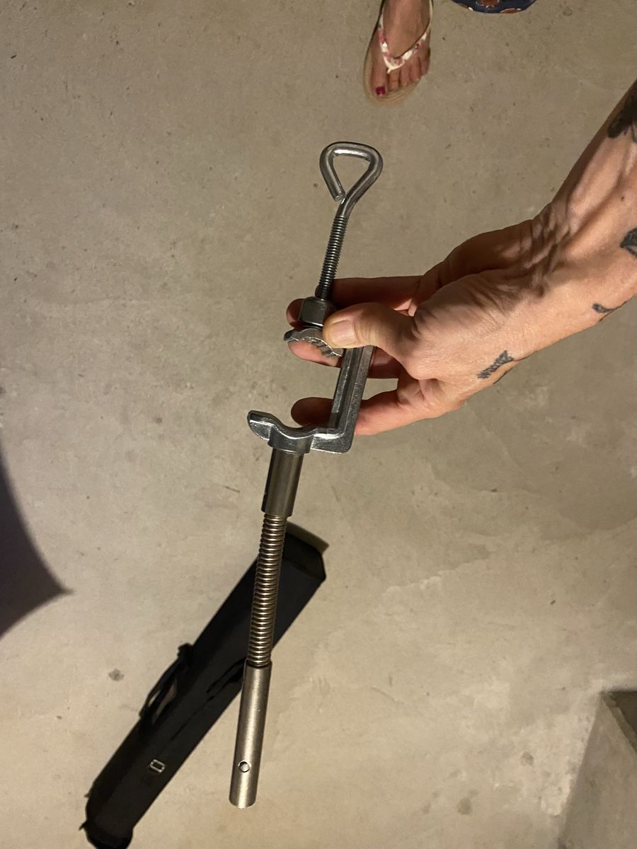 Ombrelloni: schirm / sonnenschirm mit Balkon befestigung – Usato da Langenthal venduto da flower101 8