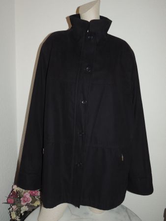 SCHÖNE JACKE "GOLDIX"  VELOURSLEDER-OPTIK NEU 48