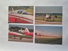 4 Fotos Flugzeuge Patrouille Suisse F-5 Tiger II 🇨🇭
