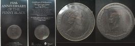 INSEL MAN Crown 1990 1. Briefmarke PENNY BLACK Pearl Black