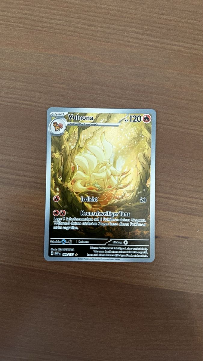 Pokémon Carte collezionabili: Vulnona Full art – Usato da Zollikofen venduto da Pasfah
