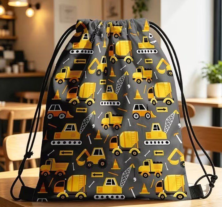 Zaini: Rucksack Baustelle Bagger Kran Kinderrucksack Kindergarten – Nuovo e nell'imballaggio originale da Dättlikon venduto da easythings 7