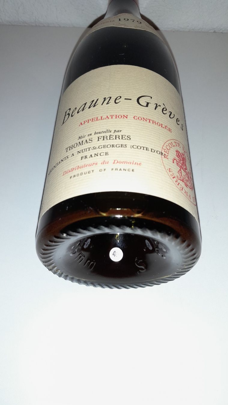 Vino: 1979  Beaune-Grèves Premier Cru 1979 – Nuovo (secondo la descrizione) da Venthône venduto da achos 3