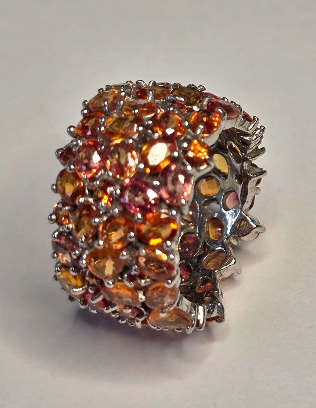 Anelli: Safire gel-orange Eternity Ring – Nuovo (secondo la descrizione) da Zürich venduto da adriben