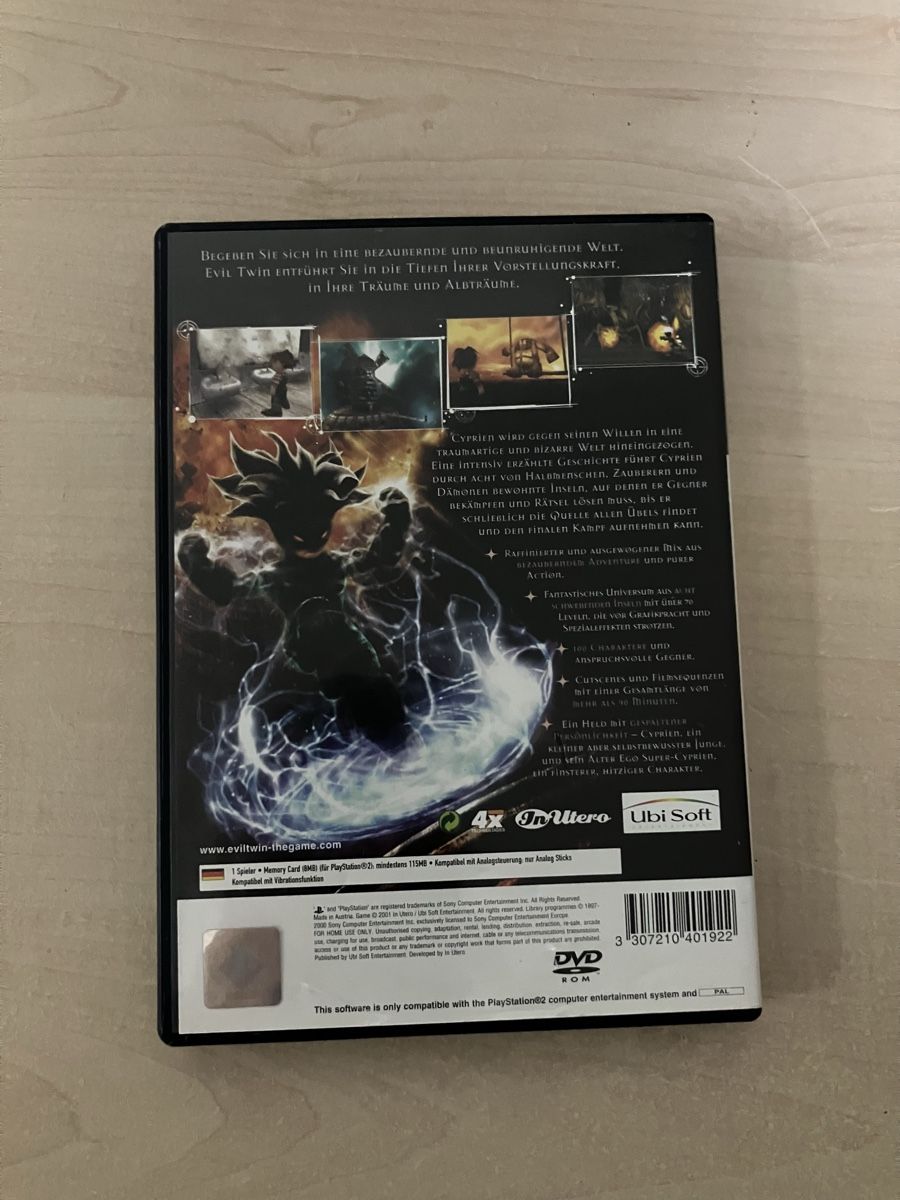Sony Giochi: Playstation 2 Evil Twin Cyprien's Chronicles – Usato da Emmenbrücke venduto da nne_hm9j 2