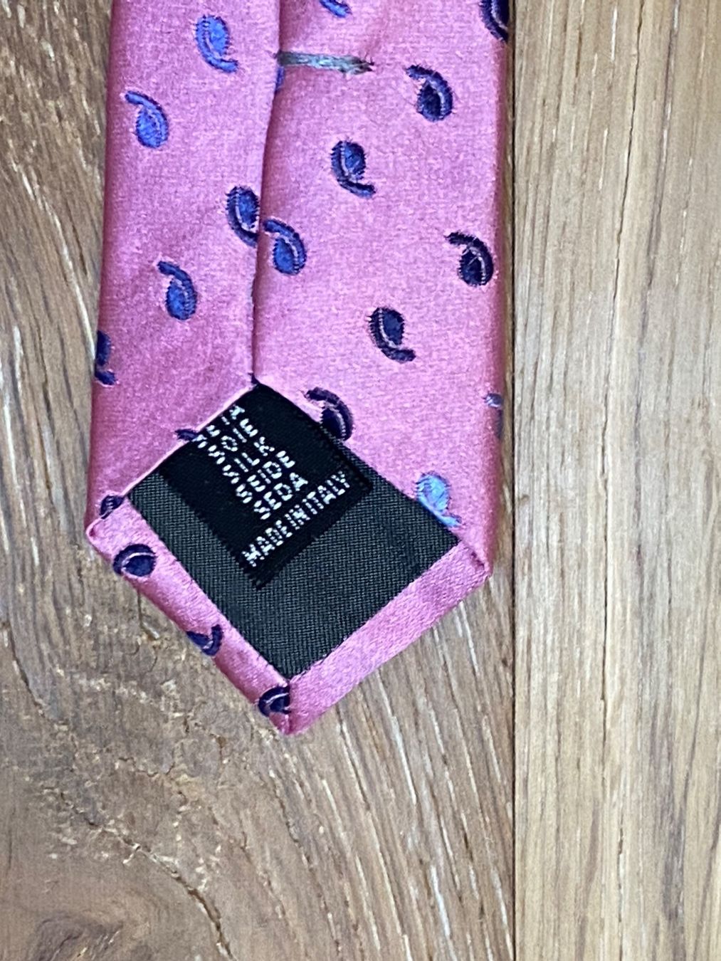 Krawatten: Beautiful ETON pink silk tie – Neu (gemäss Beschreibung) aus Grund b. Gstaad von PlageNeige 1