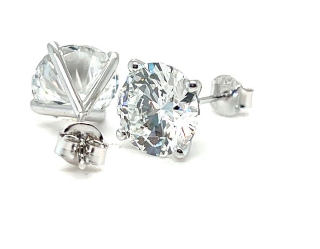Orecchini pendenti & Orecchini a lobo: Boucles d or 4 carats en or blanc – Nuovo (secondo la descrizione) da Genève venduto da lka_65gh 1