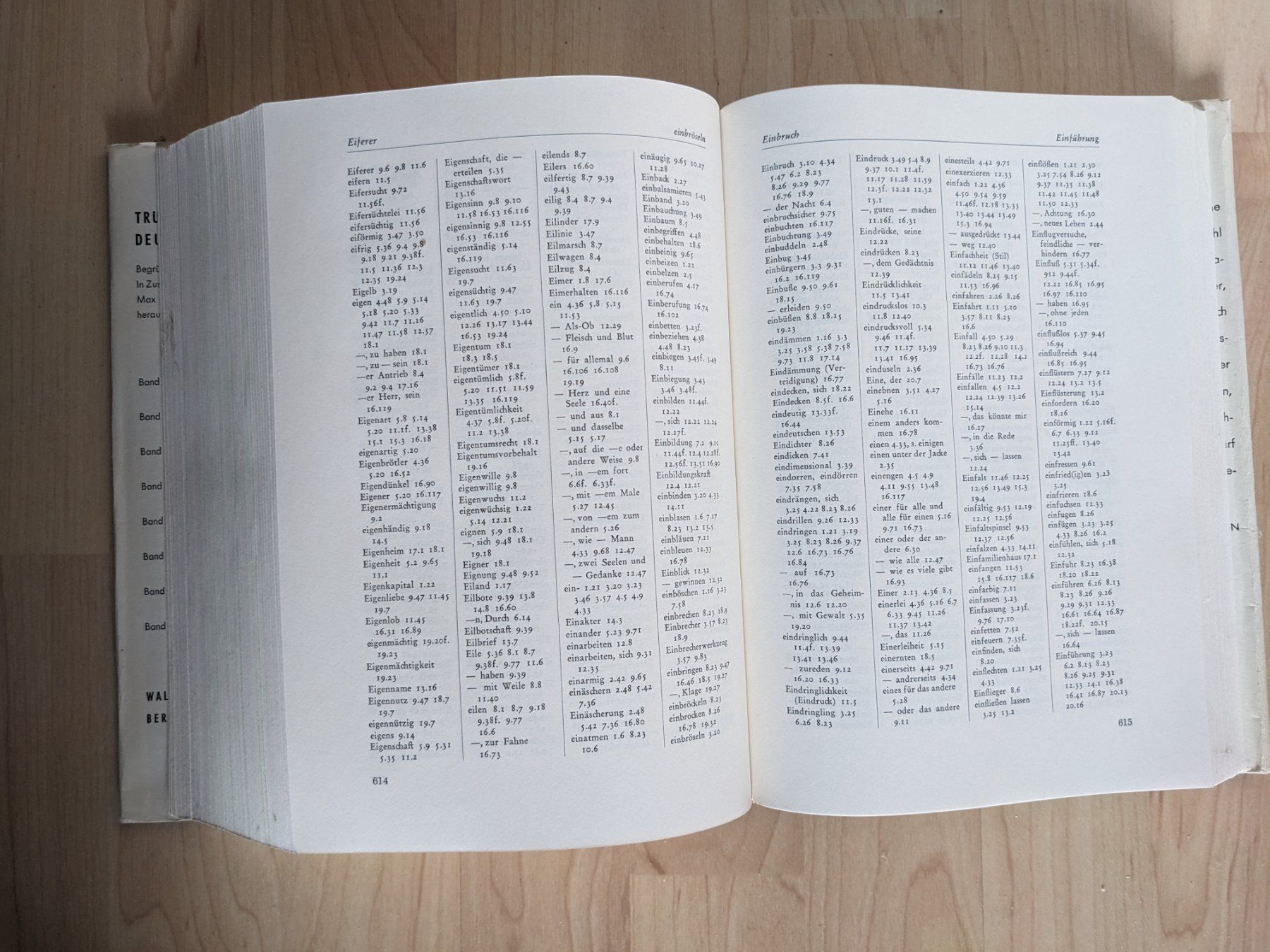 Libri: Dornseiff: Der deutsche Wortschatz,  1959 – Usato da Rotkreuz venduto da eulennest 4