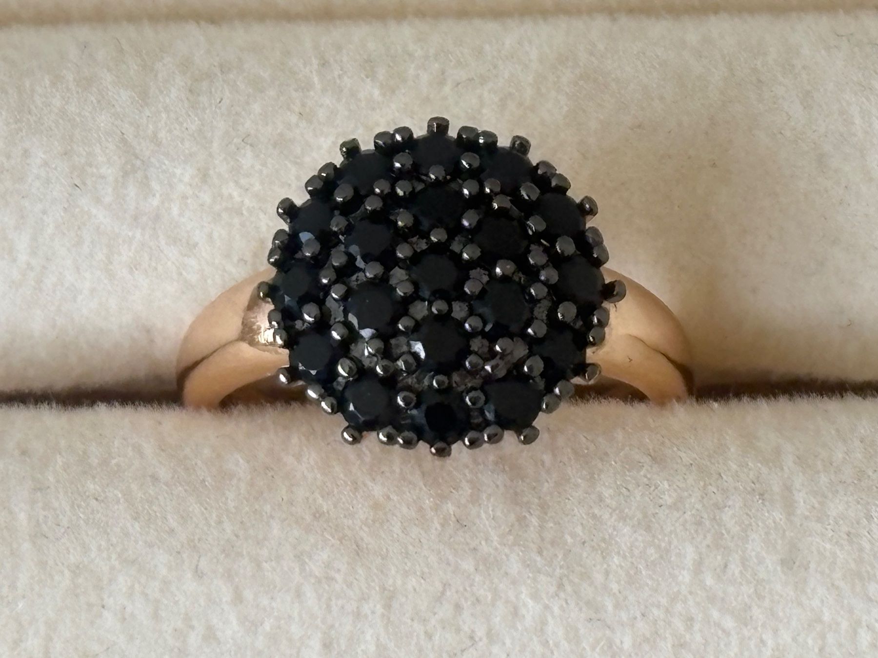 Anelli: Luxus Elegante Gr.18:8 Ring Rosefarben schwarz – Nuovo (secondo la descrizione) da Biel-Bienne venduto da Roserosse13