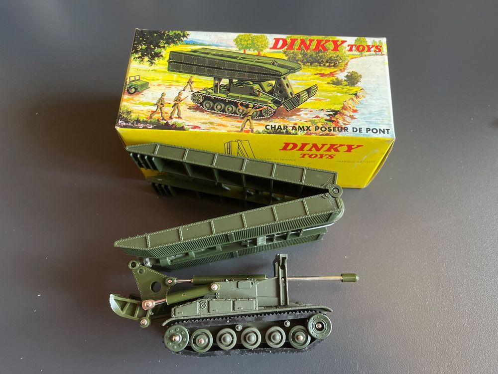 Dinky Toys 155mm. Mobile Gun Modell 654 Panzer Militär Armee bespielt