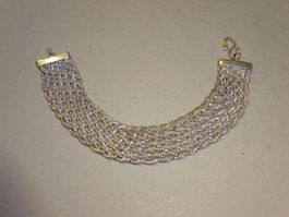 Zopfband Armband - 925 Silber