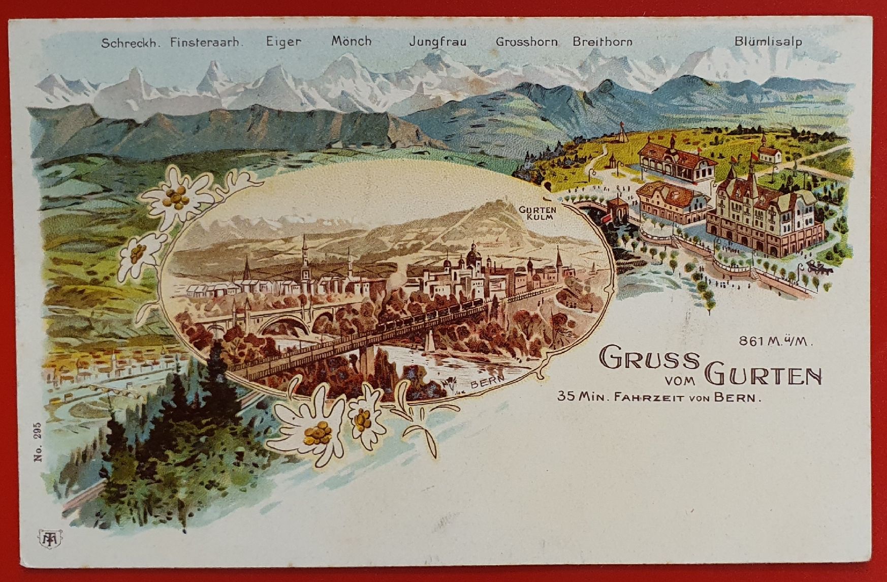Cartoline postali: Gruss vom Gurten 1904 – Usato da Kreuzlingen venduto da Rschweiz1
