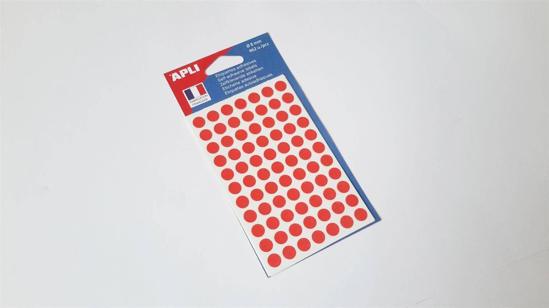 Sticker: Markierungspunkte, rot, 8mm, 462 Stück – Nuovo e nell'imballaggio originale da St. Gallen venduto da cointec 1