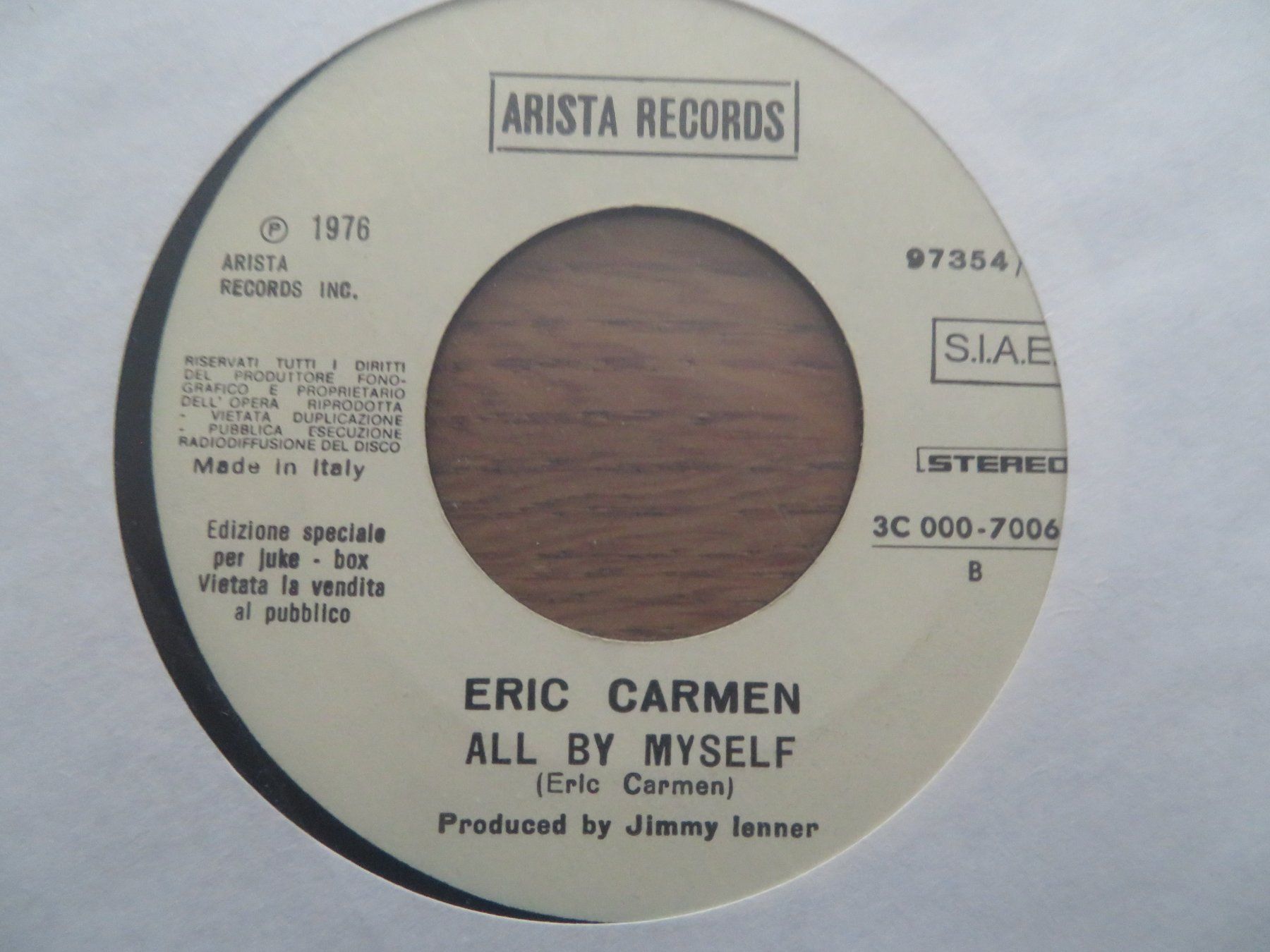 Dischi in vinile: Eric Carmen - All By Myself, Single Schallplatte, Top! – Nuovo (secondo la descrizione) da Zürich venduto da max_cp5f