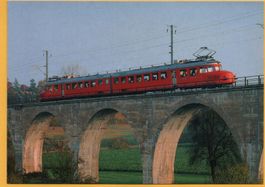 BUSSNANG Viadukt Mittel-Thurgau-Bahn Roter Churchill-Pfeil