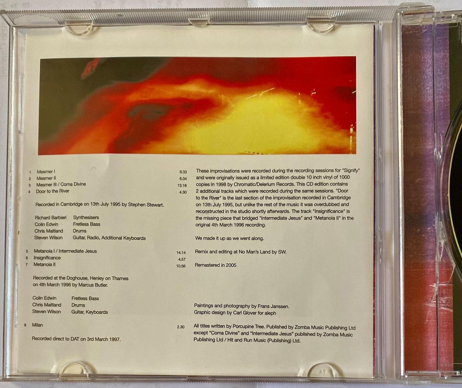 CD: Porcupine Tree - Metanoia CD Remastered in 2005 – Usato da Forch venduto da xtcpiemont 3