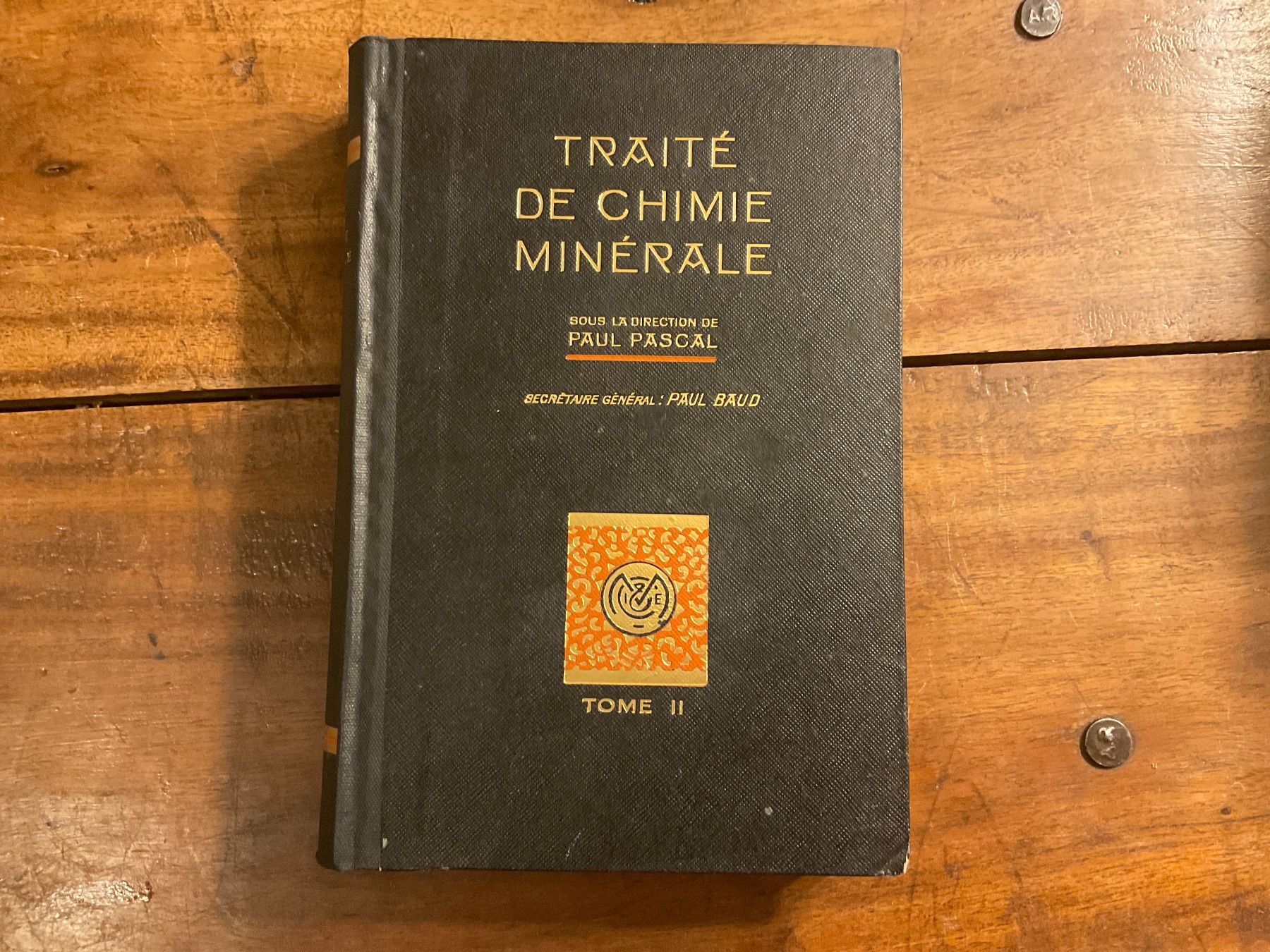 Libri: Traité Chimie Minérale Tome 2, Paul Pascal, – Usato da Avenches venduto da Tinkey
