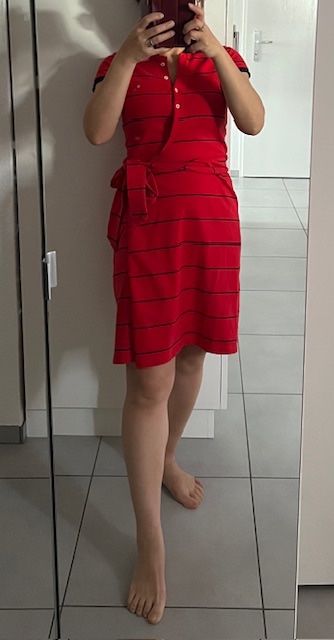 Gant Vestiti: Gant - Rotes süsses Kleid Gr 34/36 – Nuovo e nell'imballaggio originale da Neerach venduto da romiping 1