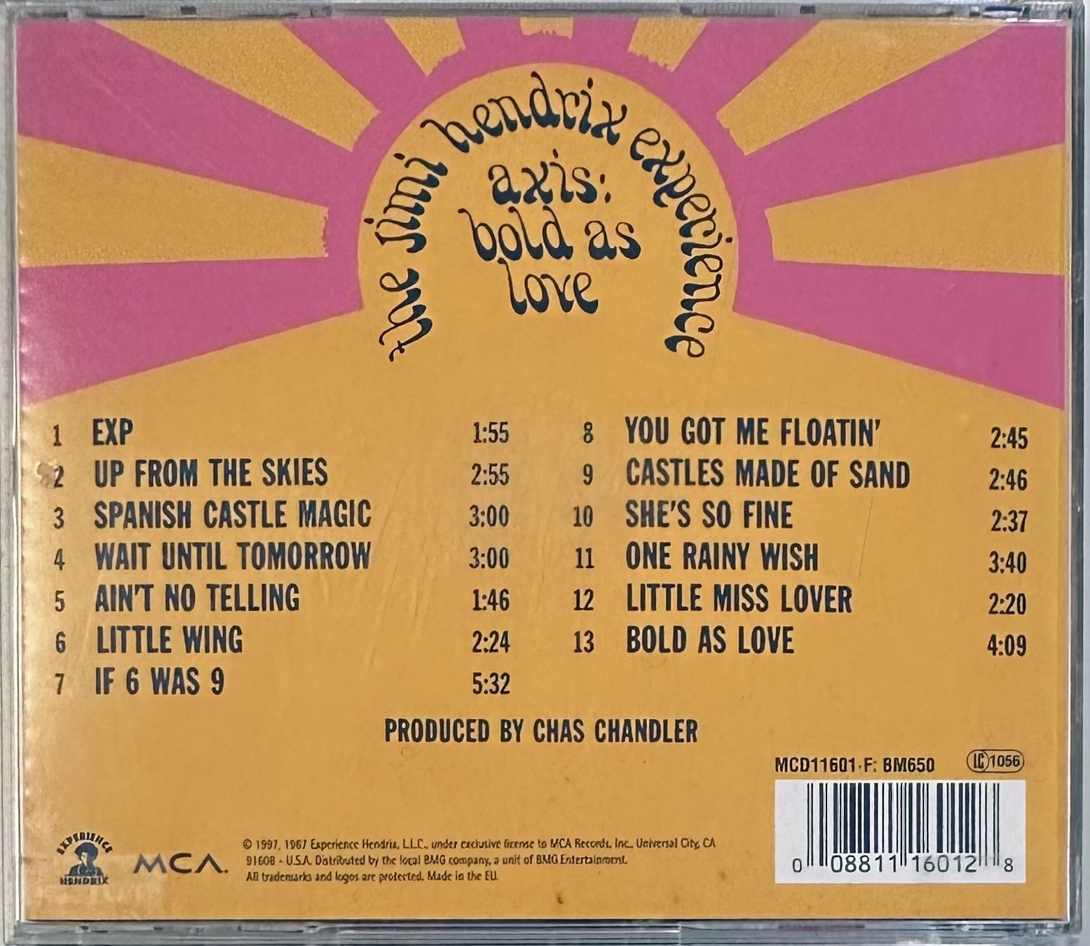 CDs: The Jimi Hendrix Experience – Axis: Bold As Love – Gebraucht aus Martigny von jereq 1