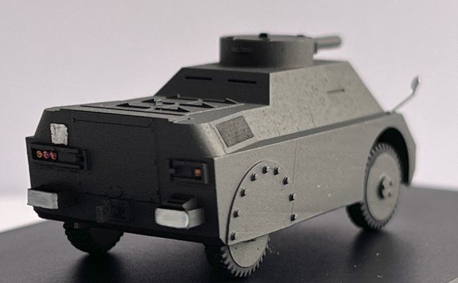 Mowag Modellautos: Mowag Panzerattrappe grau Schweizer Armee 1;87 HO / OVP – Neu und originalverpackt aus Fulenbach von fred039 1