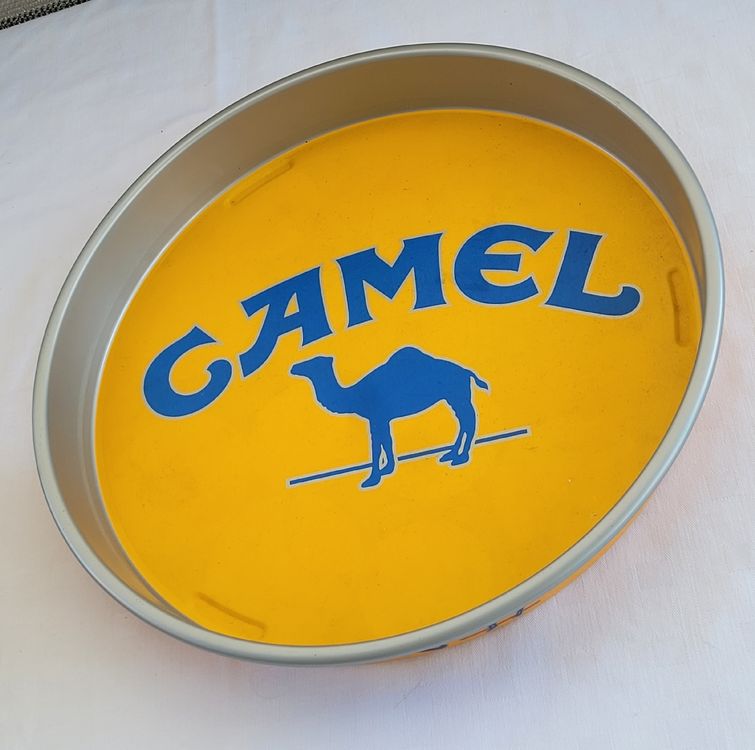 Tutte le decorazioni: 🟠🔵 Vintage CAMEL Set Dekoration Metall 80er – Usato da Buttikon SZ venduto da Renco 1