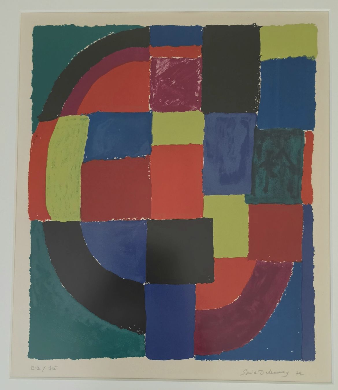 Arts picturaux & lithographies: Sonia DELAUNAY Original Lithogr. "Guepard" handsign.nr. 1972 – D'occasion à Emmenbrücke par Kunstankaufverkauf 4