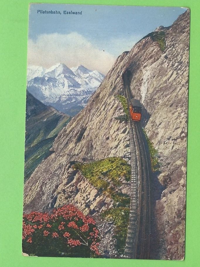 Cartoline postali: Pilatusbahn, Eselwald – Usato da Zürich venduto da t24_de