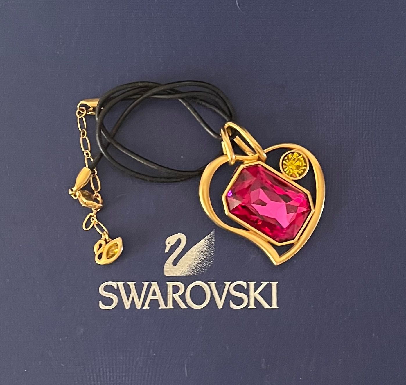 Swarovski Catenine: Swarovski vintage statement kette Herz original – Nuovo (secondo la descrizione) da Kirchleerau venduto da Dalmi220 2