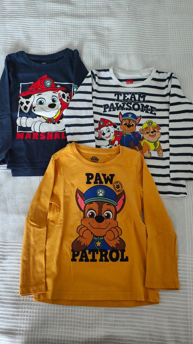 C&A Lotti & Set di vestiti: Paw Patrol Langarmshirts, Grösse 92, 3er Set – Usato da Root venduto da GregorO