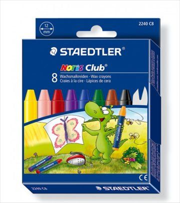 Staedtler Stifte & Marker: STAEDTLER NC 8 Wachsmalkreiden – Neu und originalverpackt aus Lachen SZ von officefactoryag