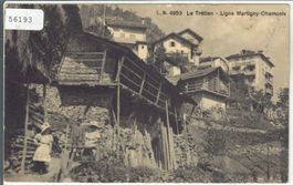 Le Tretien - Ligne Martigny-Chamonix - animee