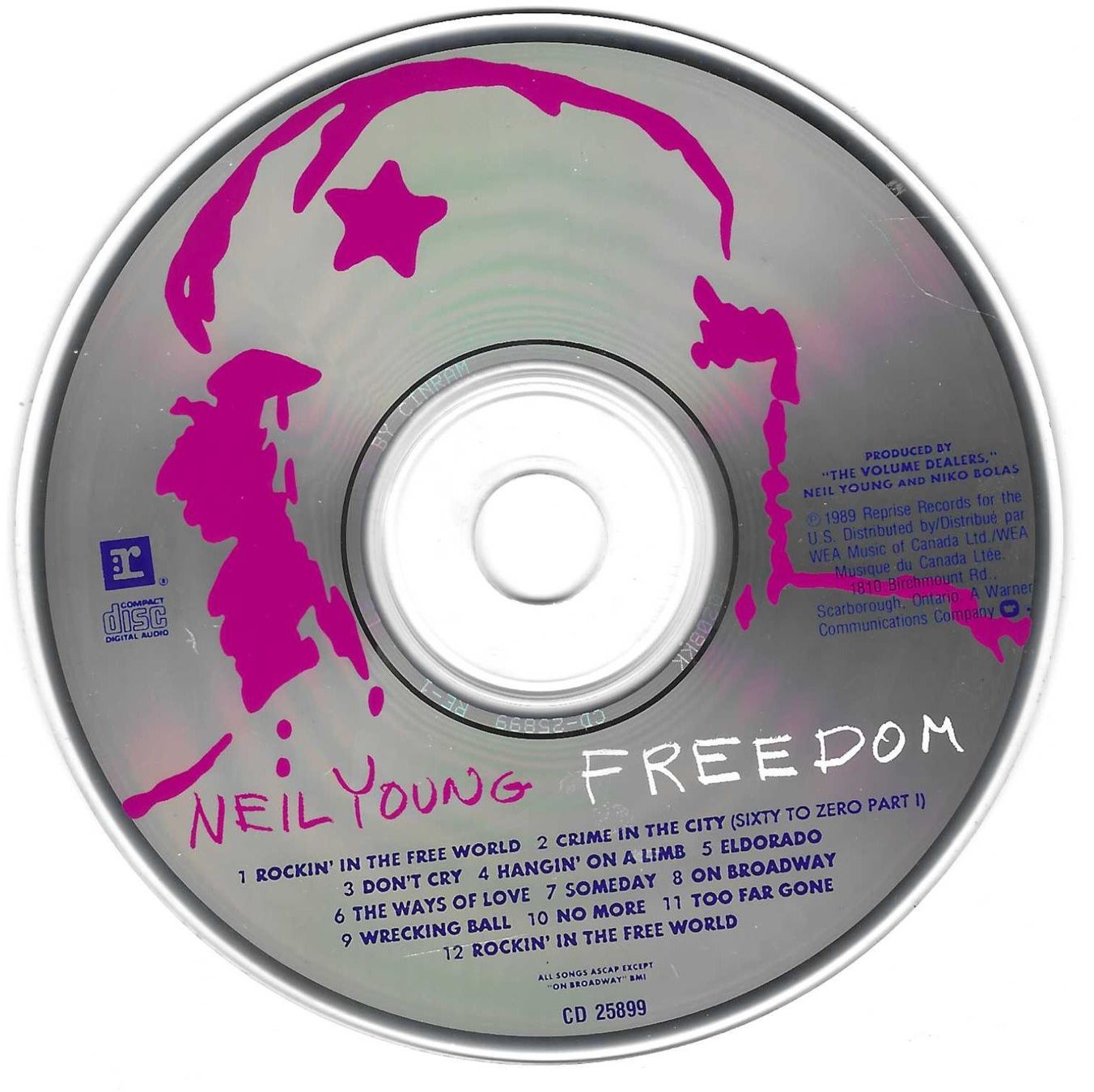 CDs: NEIL YOUNG  -  FREEDOM – D'occasion à Bex par Giorgiob 2