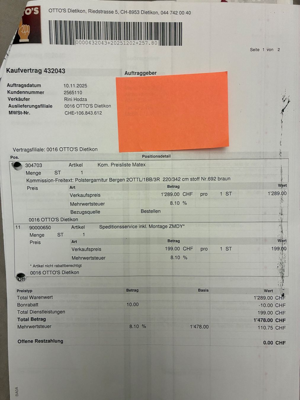 Sofas: Ecksofa hellgrau/beige Neuwertig – Gebraucht aus Zürich von man_ks2t 5