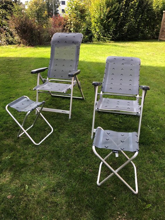 Komfortable Hochlehner Campingstühle Fritz Berger Kaufen auf Ricardo