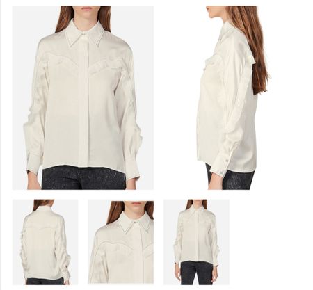 LIKE NEW Sandro PURE VISCOSE Blouse, size 2